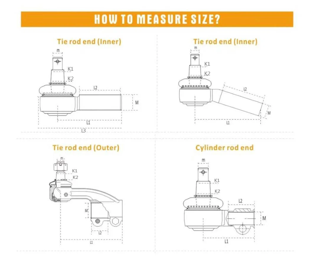 Tie Rod End Assembly for Mercedes-Benz - OE Number 0004603448 Ball Joint 001 460 0248